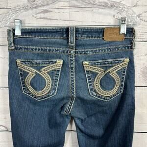 Big Star Jeans‎ Womens 28 Long Blue Liv Skinny Long Western Embroidered Rodeo